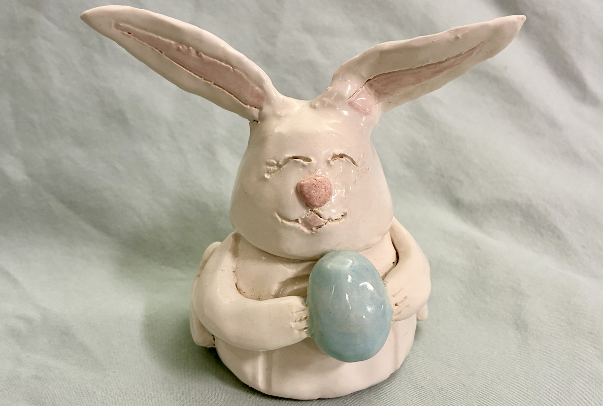 pinch pot bunnies