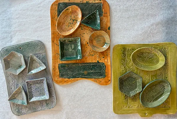 Botanical Relief Charcuterie Board 