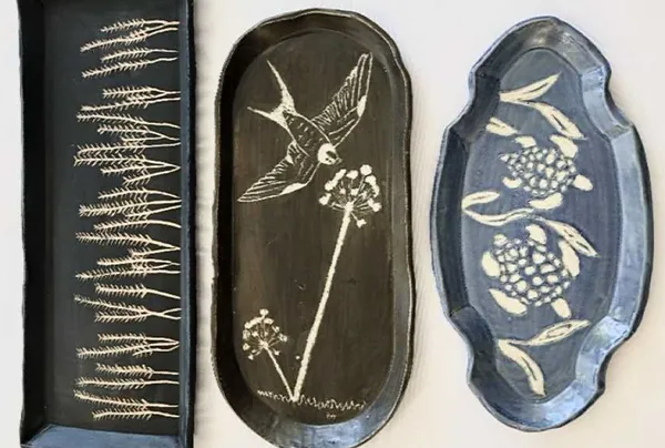 Sgraffito Tray
